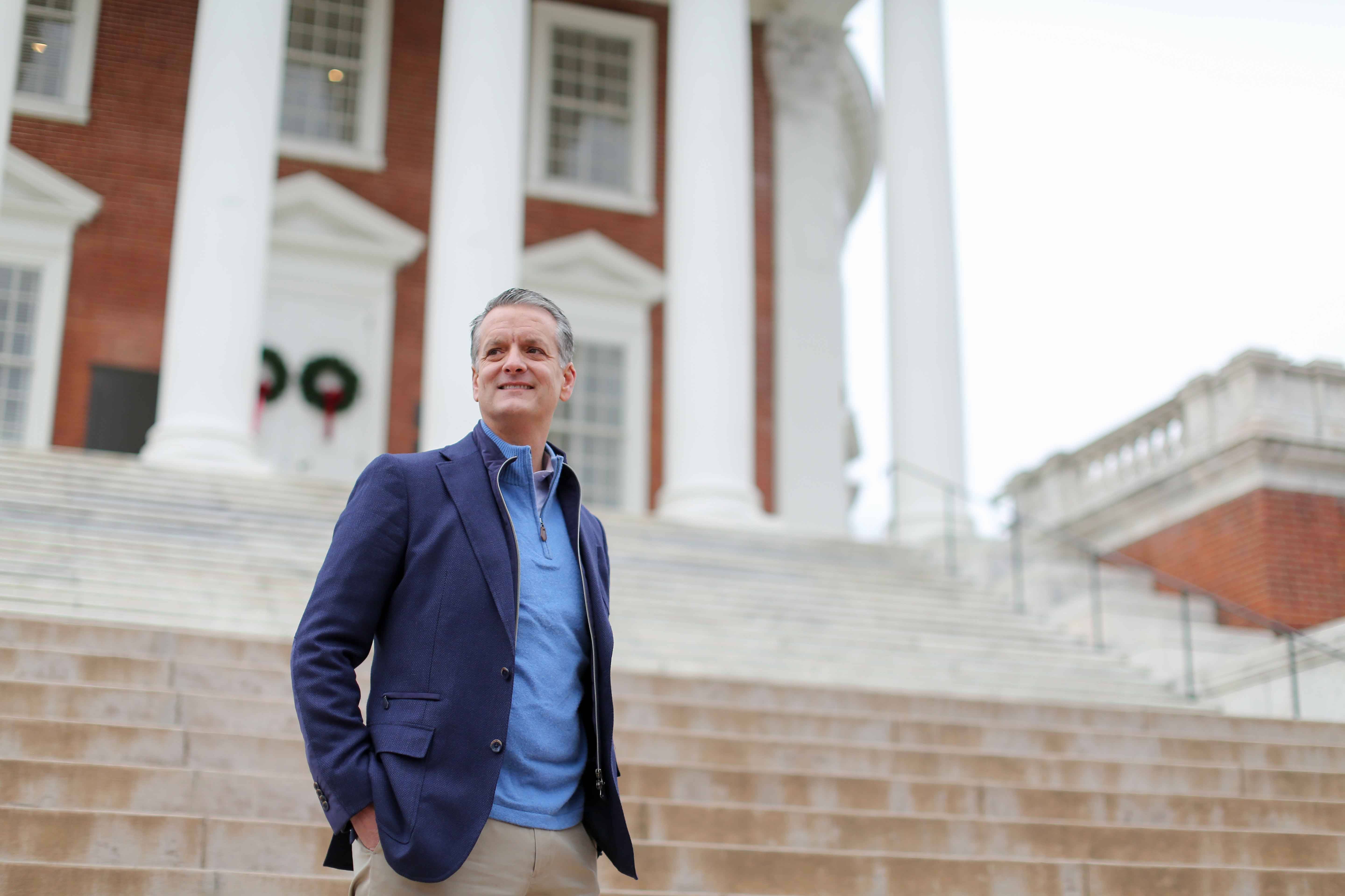 Clint Heiden on Rotunda Steps