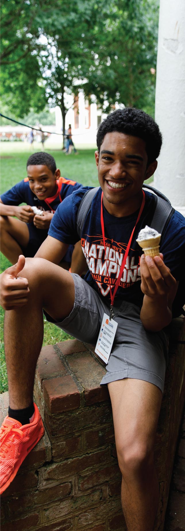 UVA Swag - Teens with Ice Cream