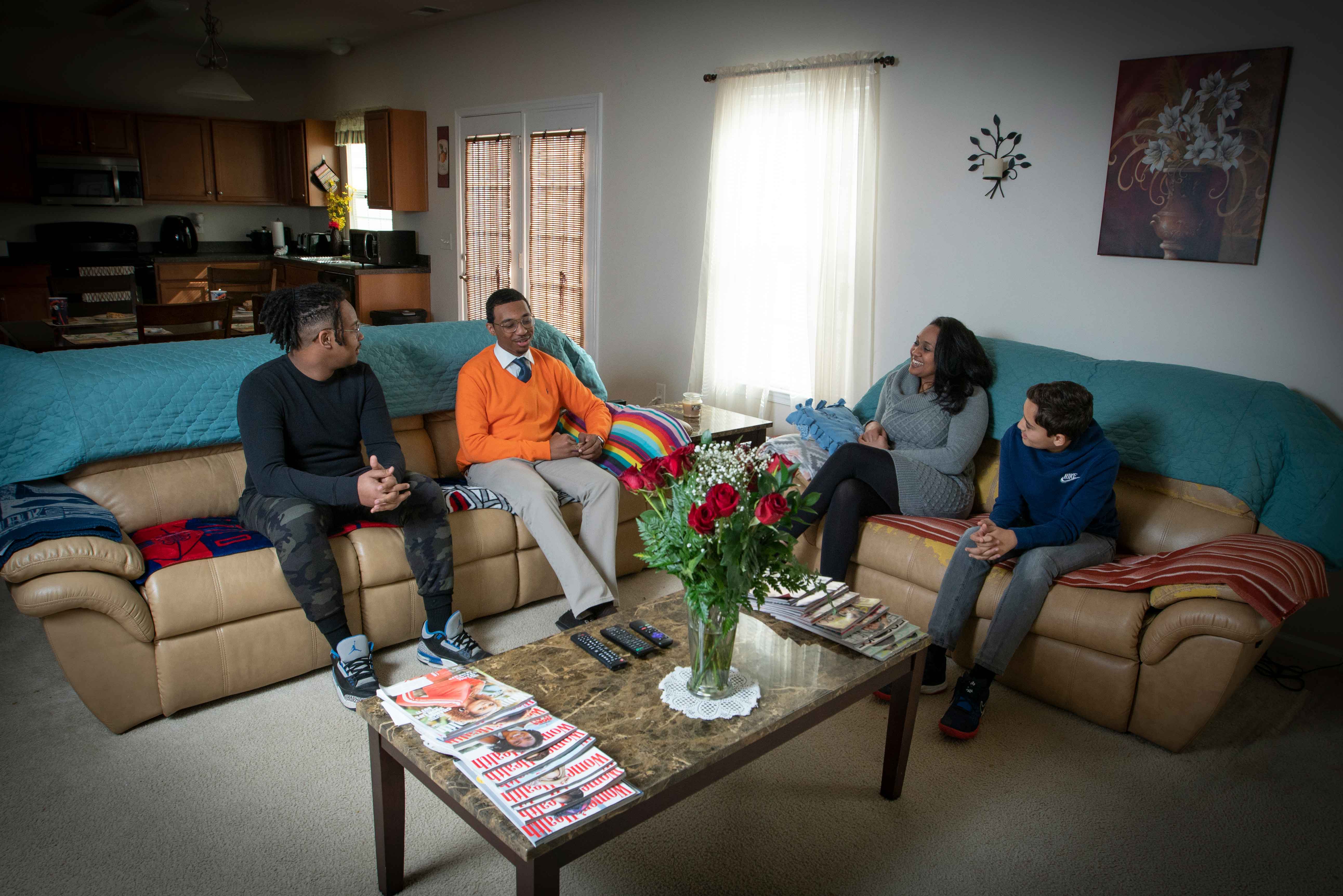 Khalif Audain and family