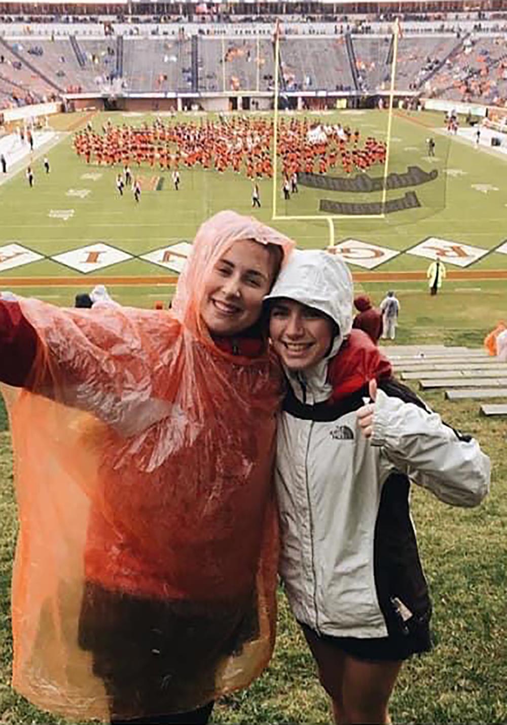 Annie Ferguson at a UVA Football Game