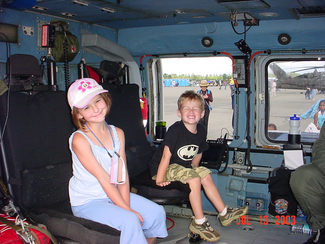 Young Amelia Wald at Airshow