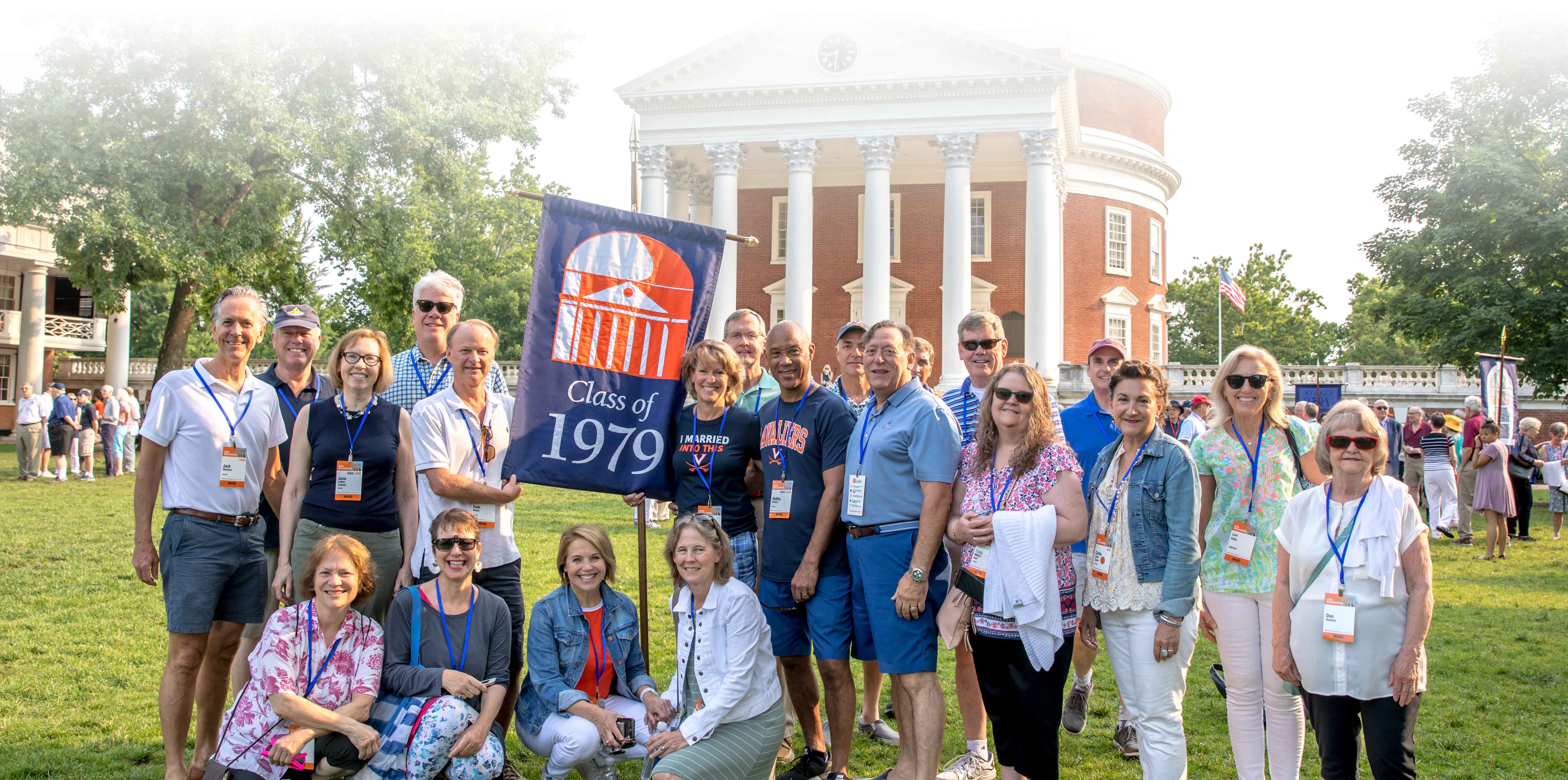 Class of 1979 on the Lawn for Reunion Weekend