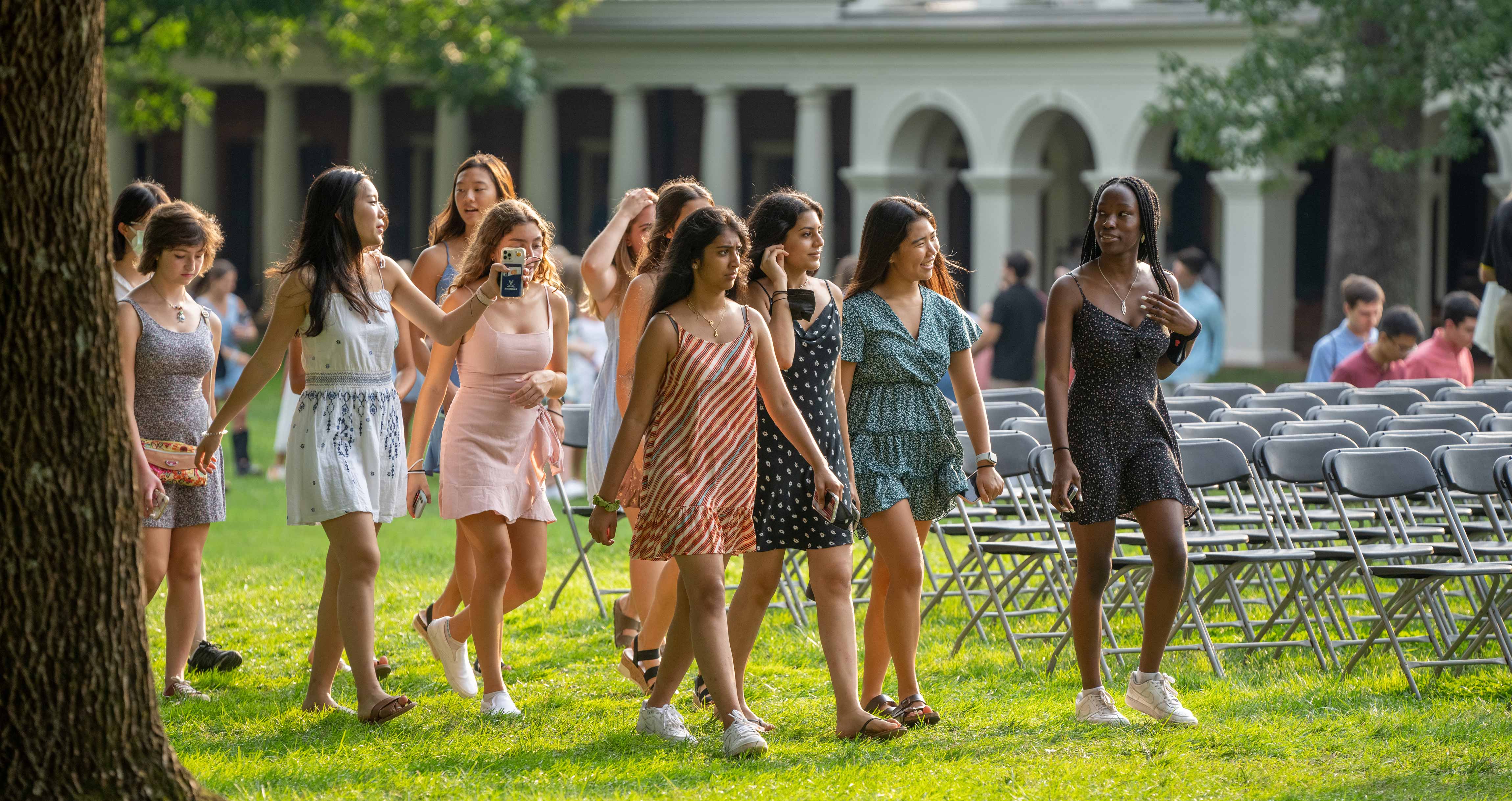 First-year students at opening convocation