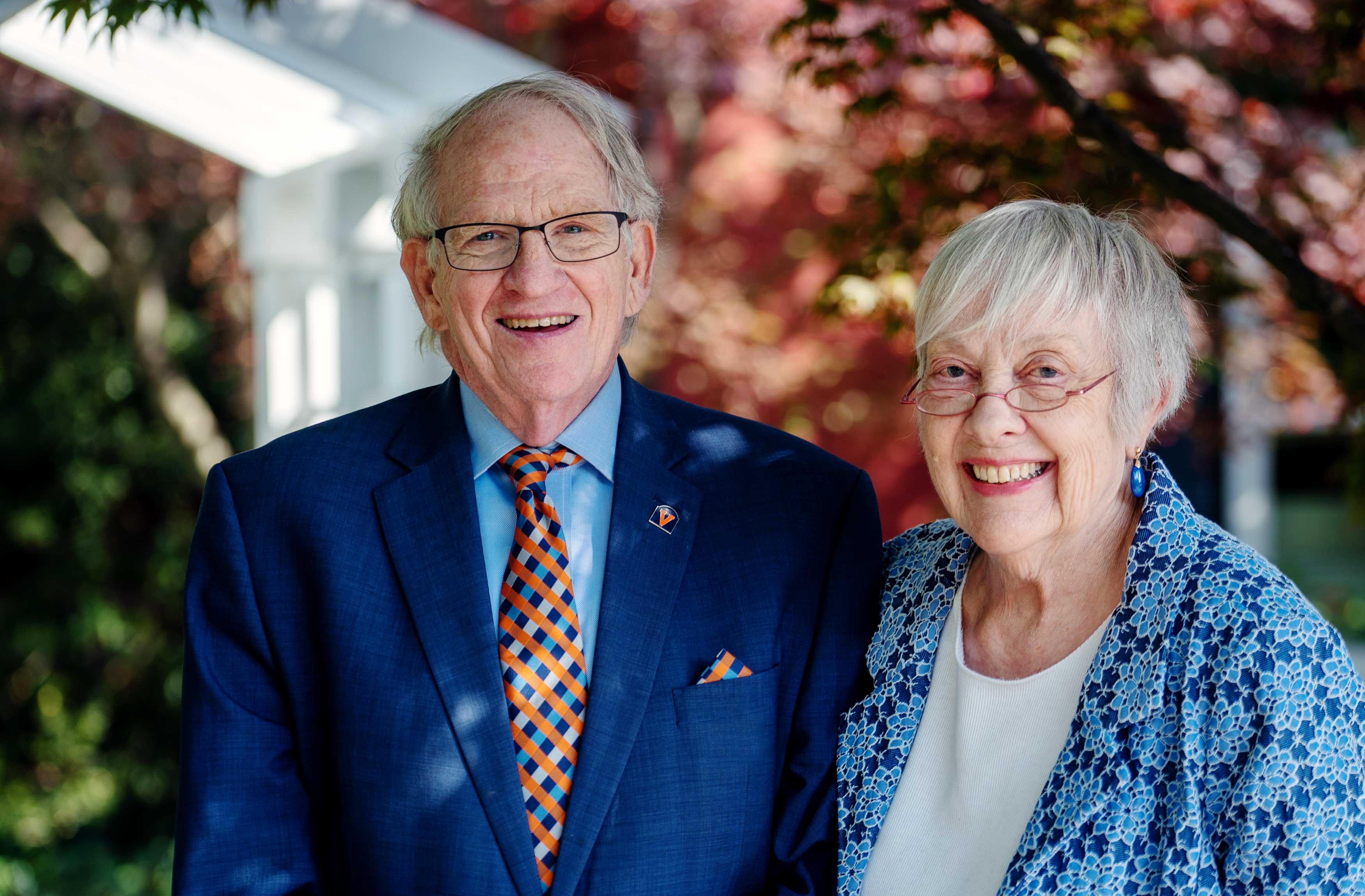 Dr. Henderson and his wife Mary