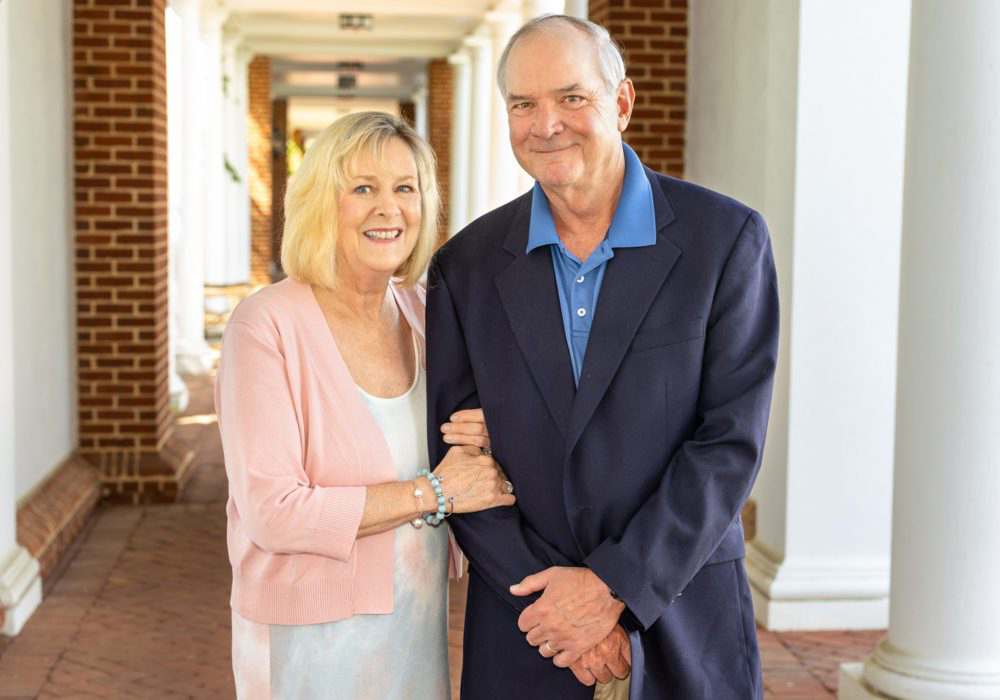 David and Kathy LaCross standing together for a picture