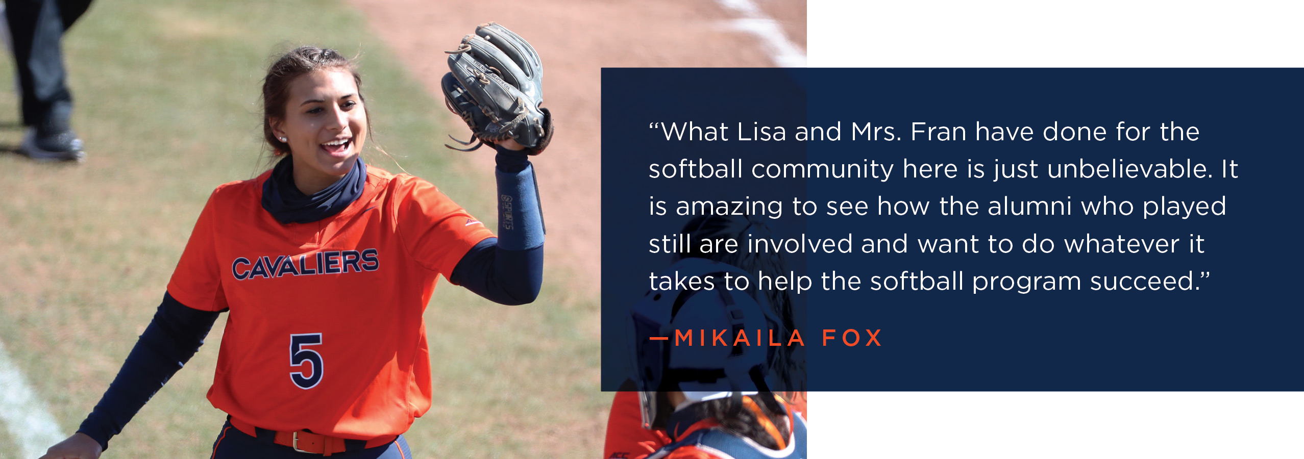 Infielder Mikaila Fox