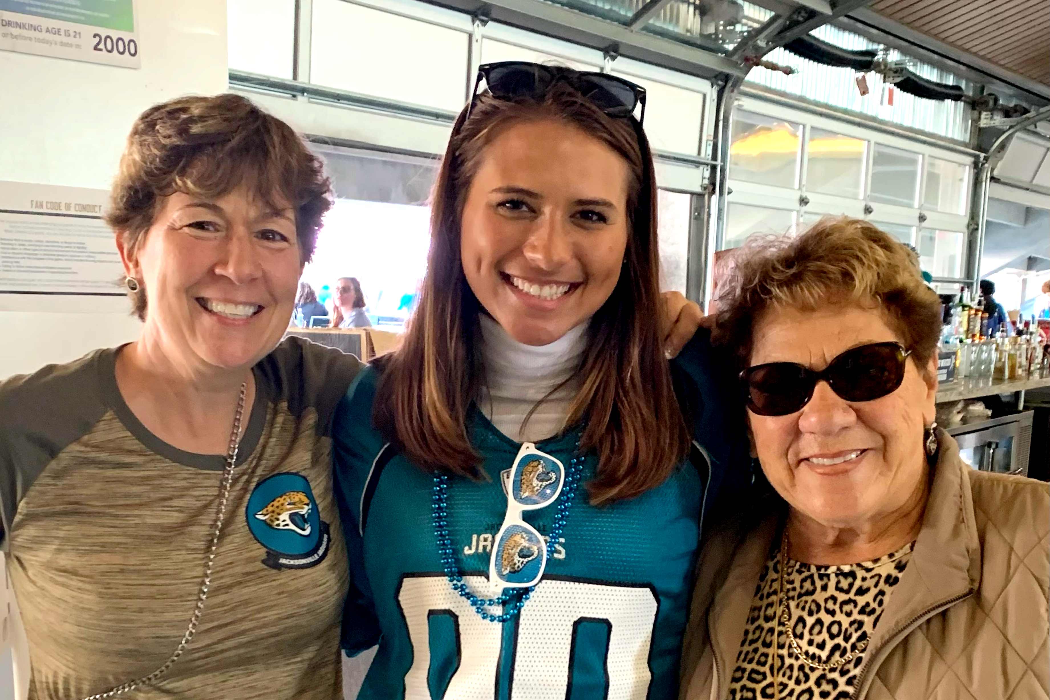 Lisa Palmer, scholarship recipient Mikala Fox, and Fran Palmer 