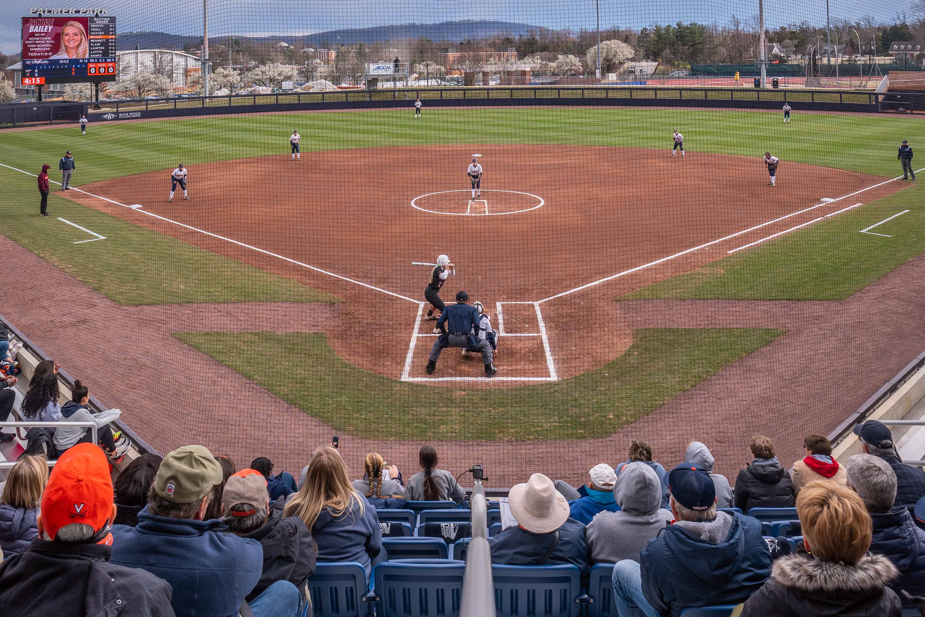 Softball game in Palmer Park