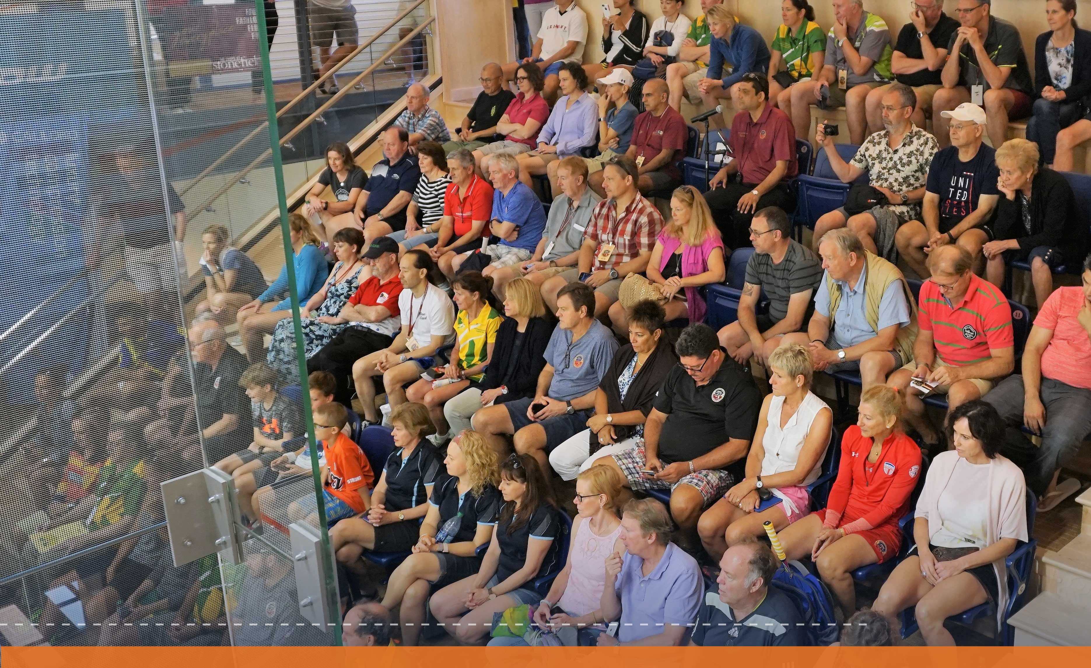 Squash crowd