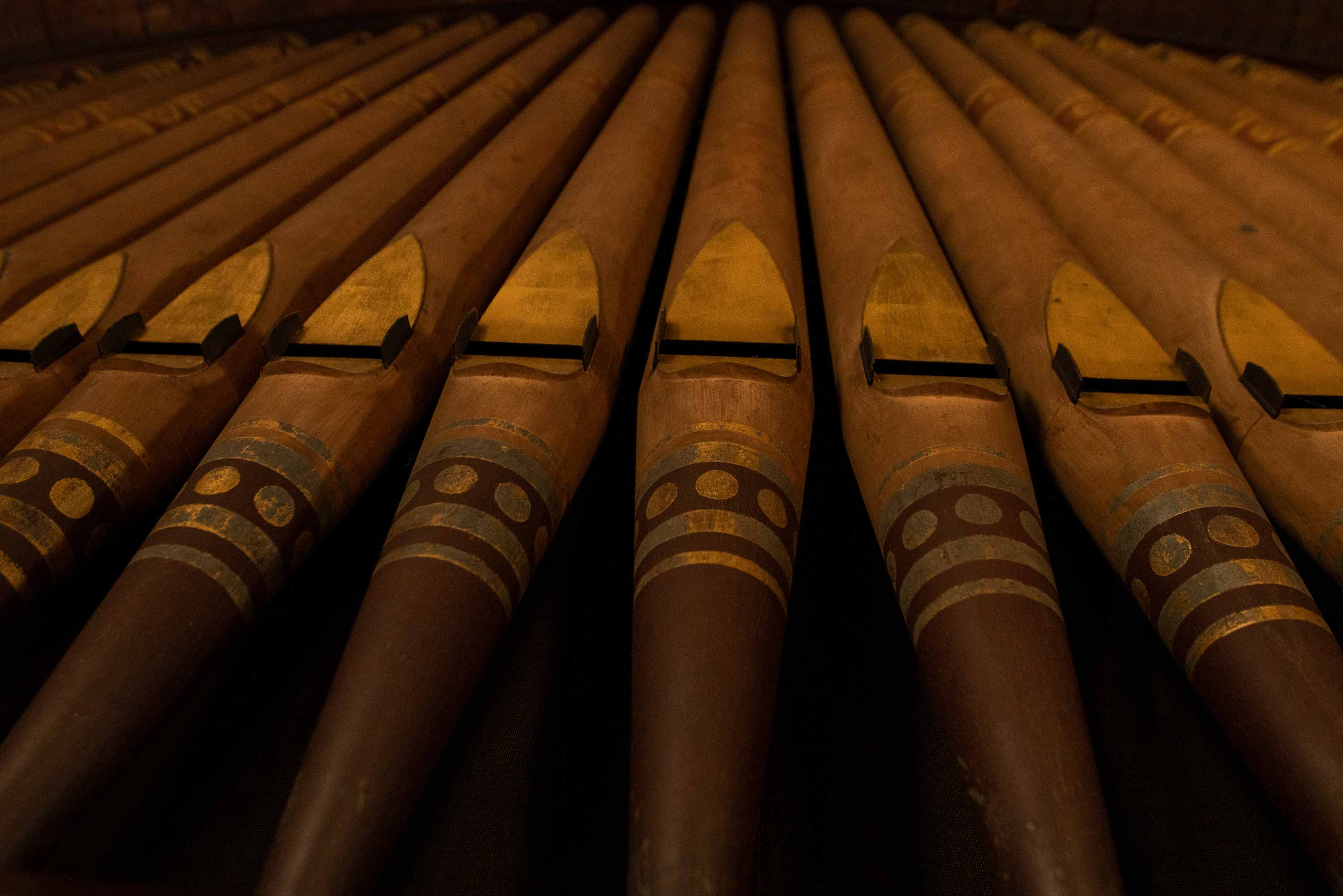 Chapel Organ Pipes