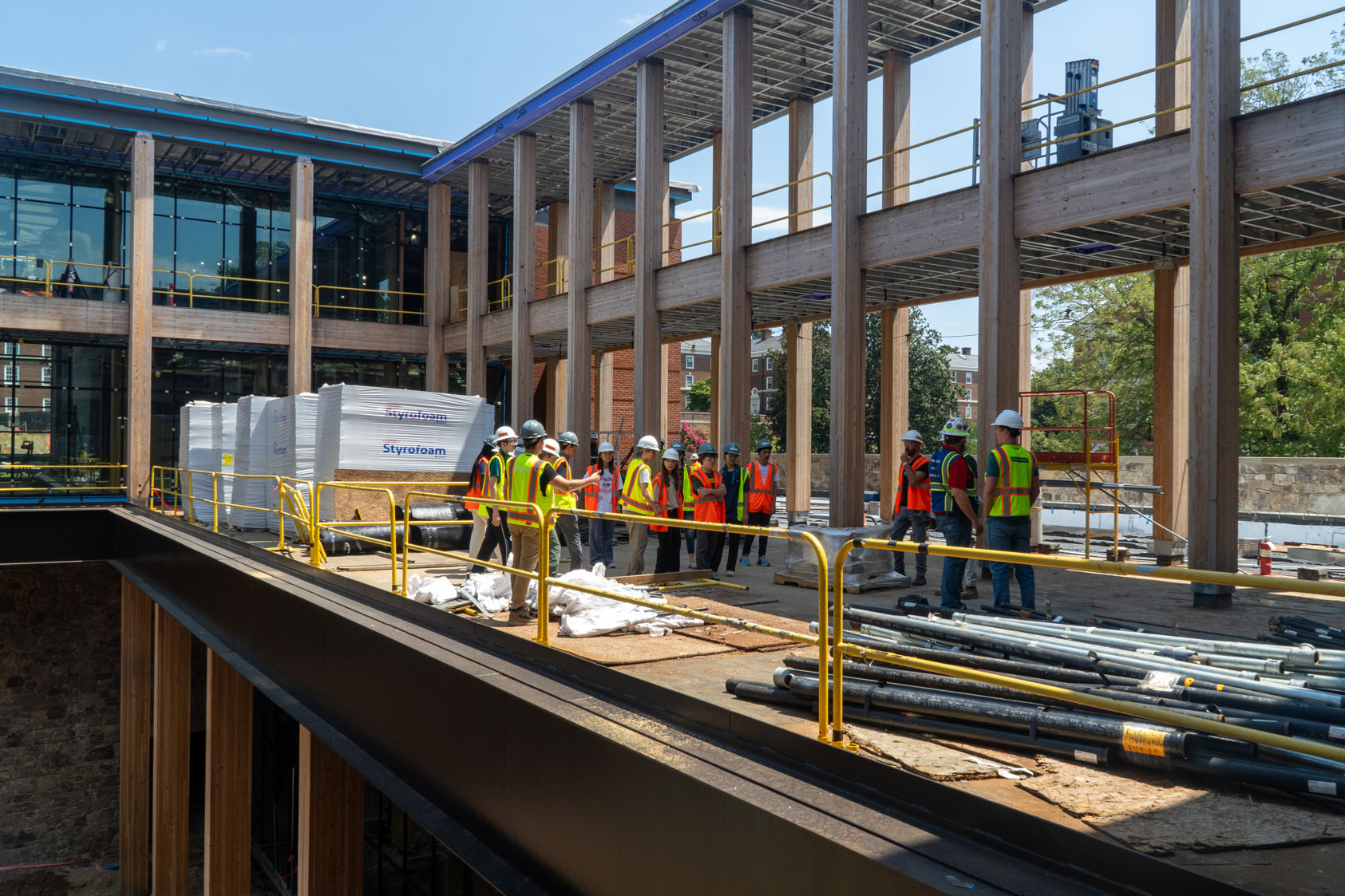 Design Discovery students take site tour