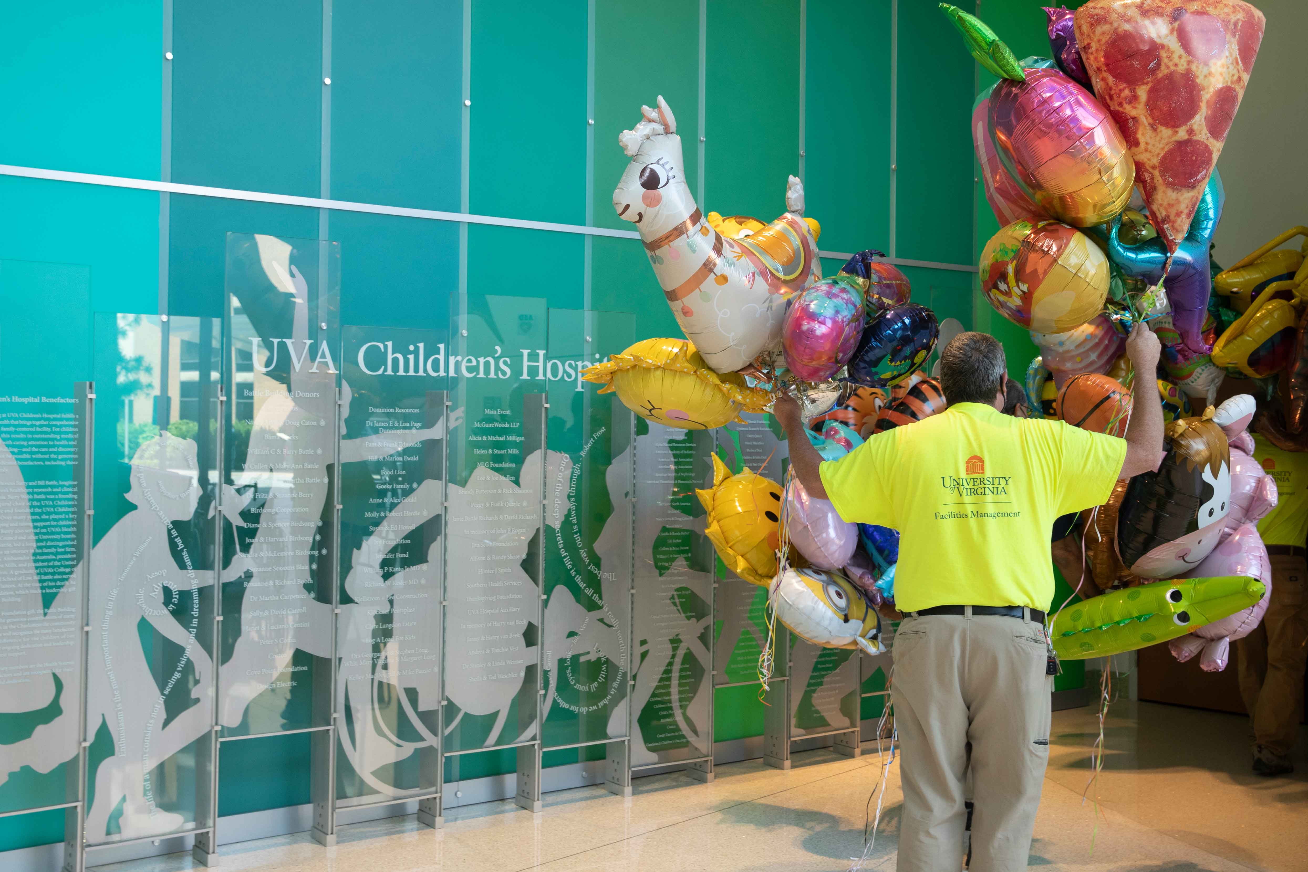 UVA Children's Hospital and Balloons