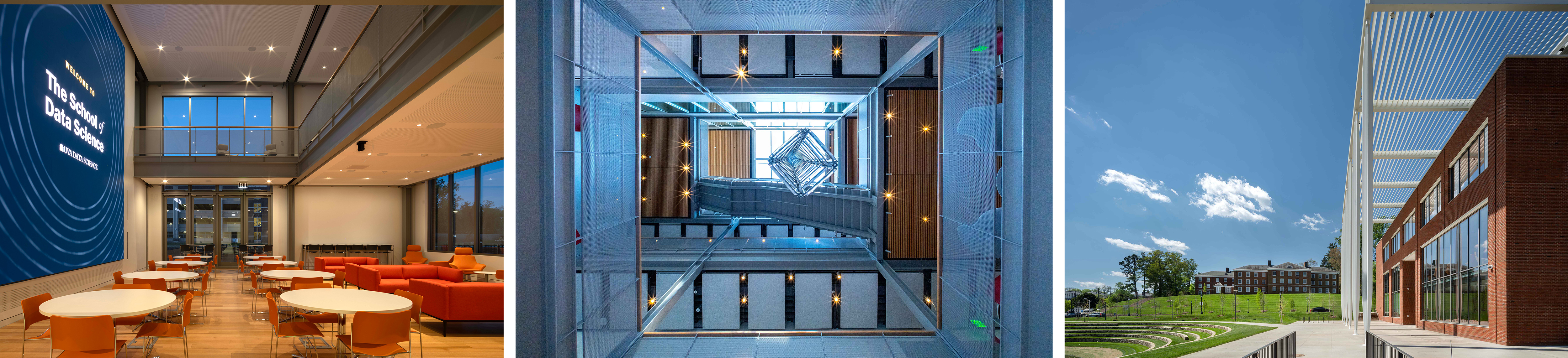 Architectural view of spaces at the SDS building