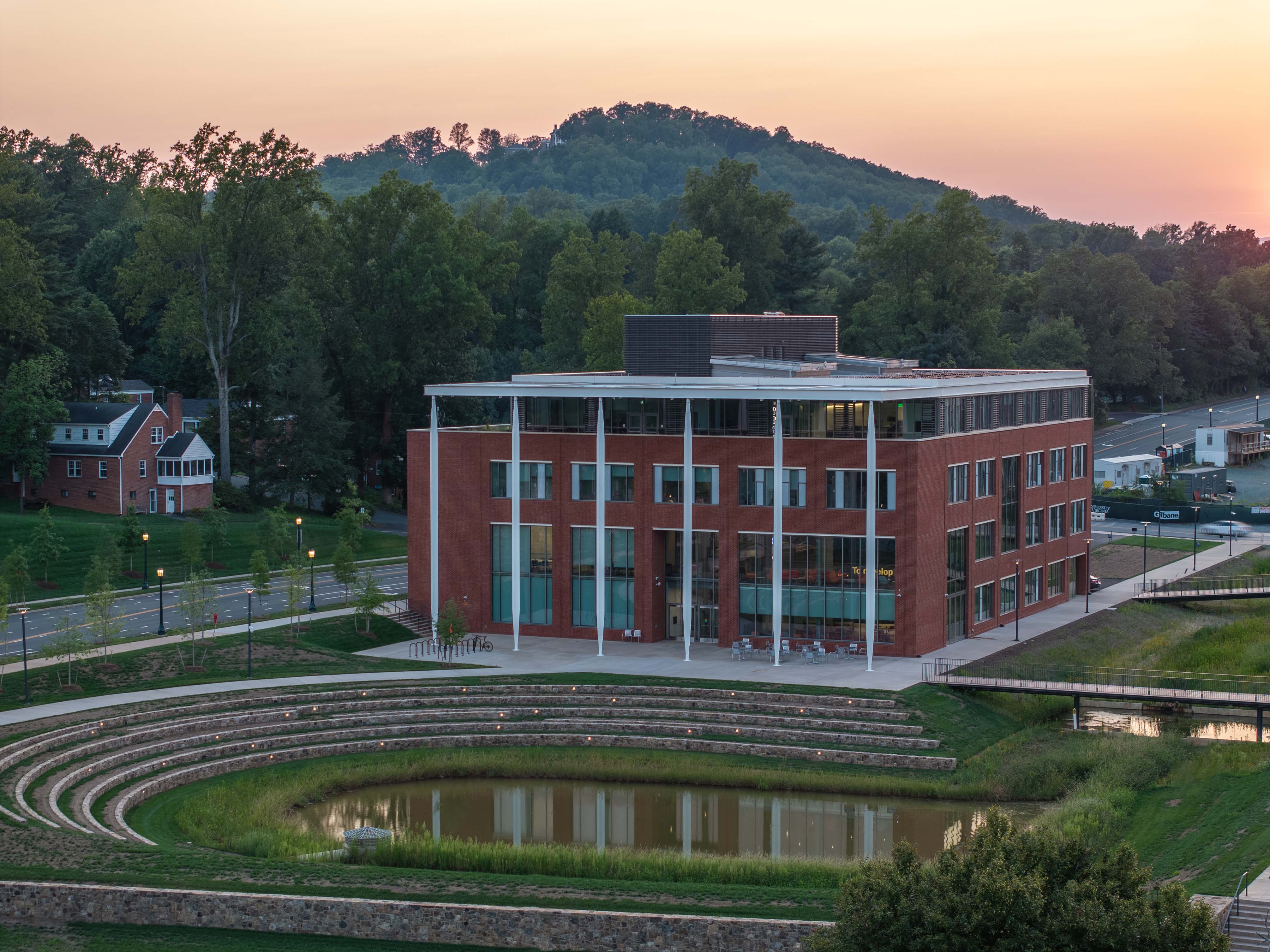 Sunset over School of Data Science