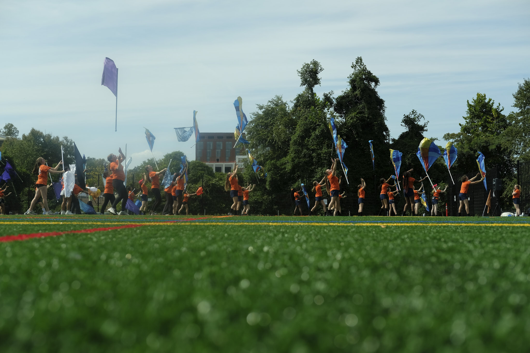 Twirlers at Carr's Hill Field