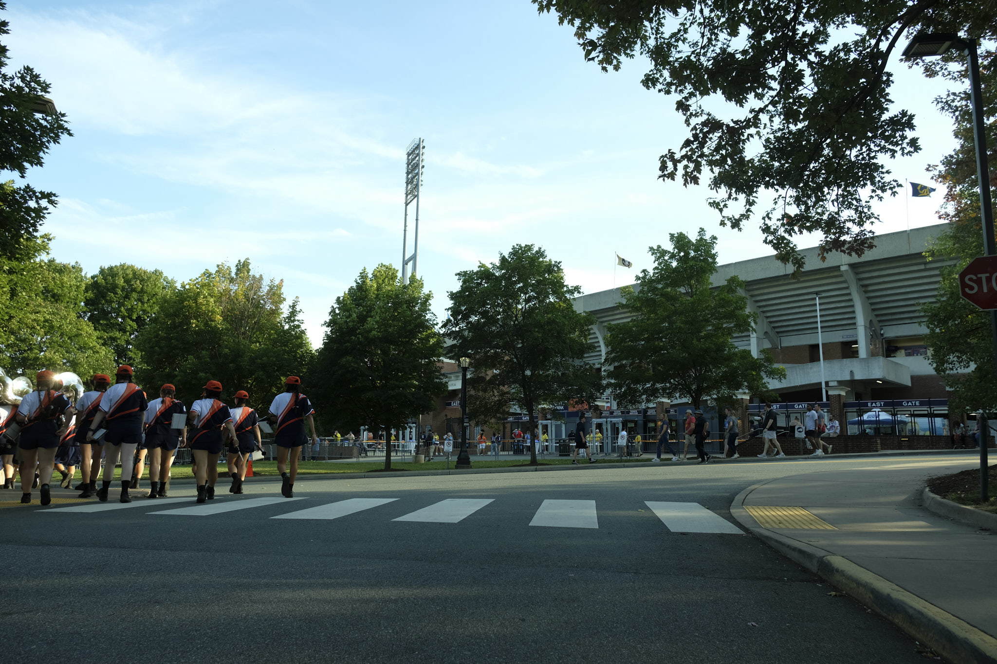 CMB Band - Scott Stadium in Background