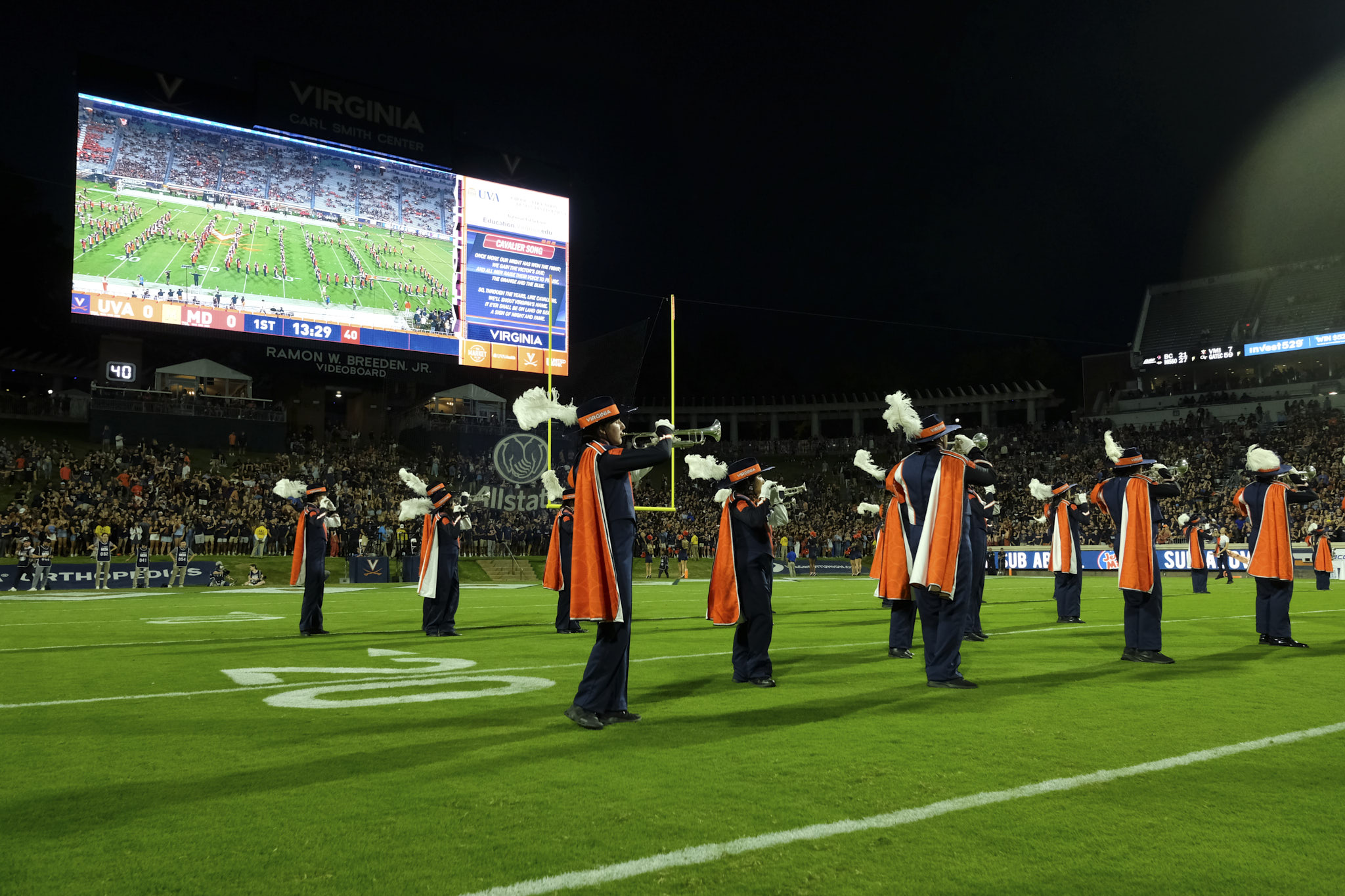 CMB Playing - Formation on Jumbotron