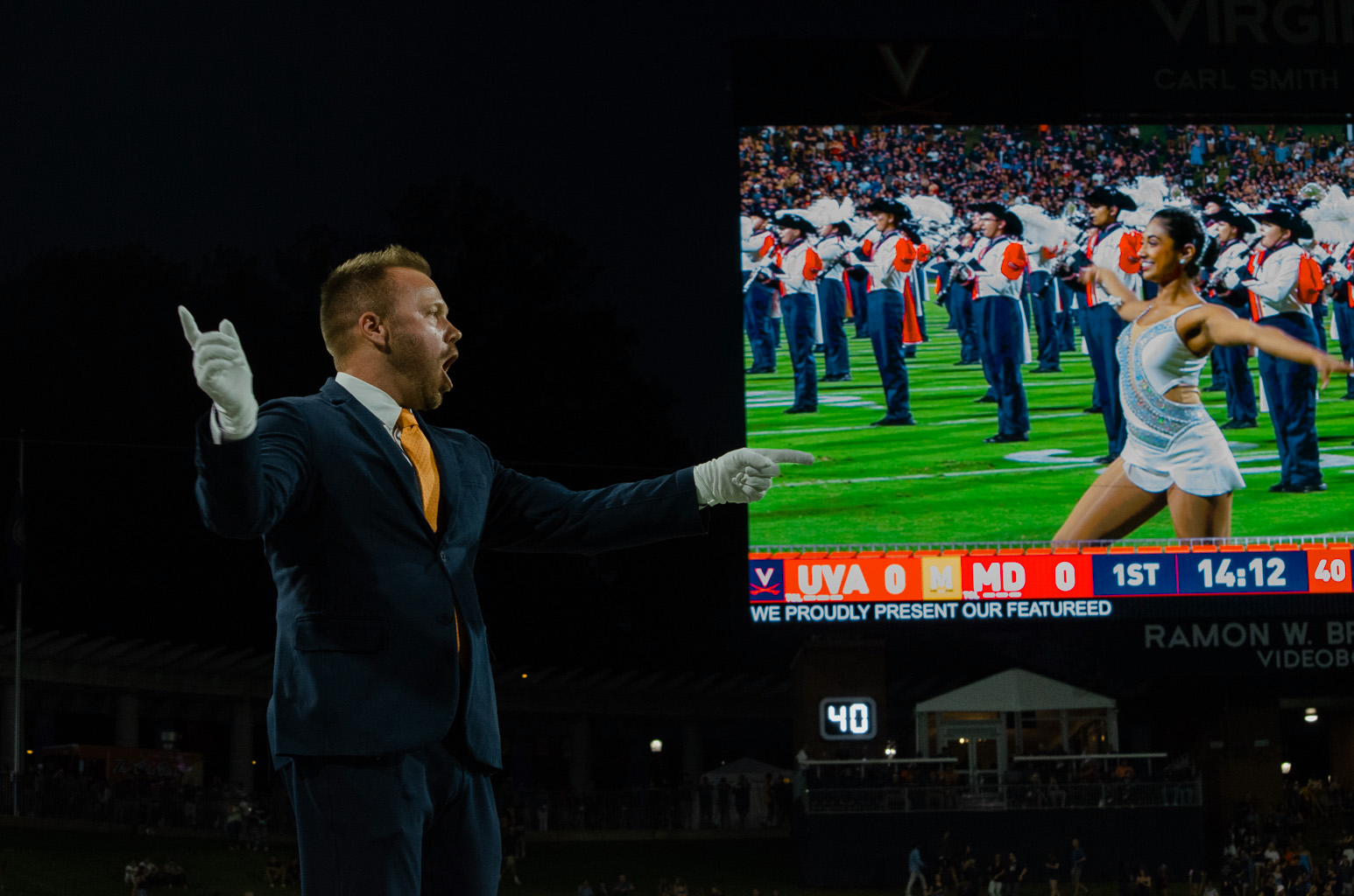 CMB Band Director on Field
