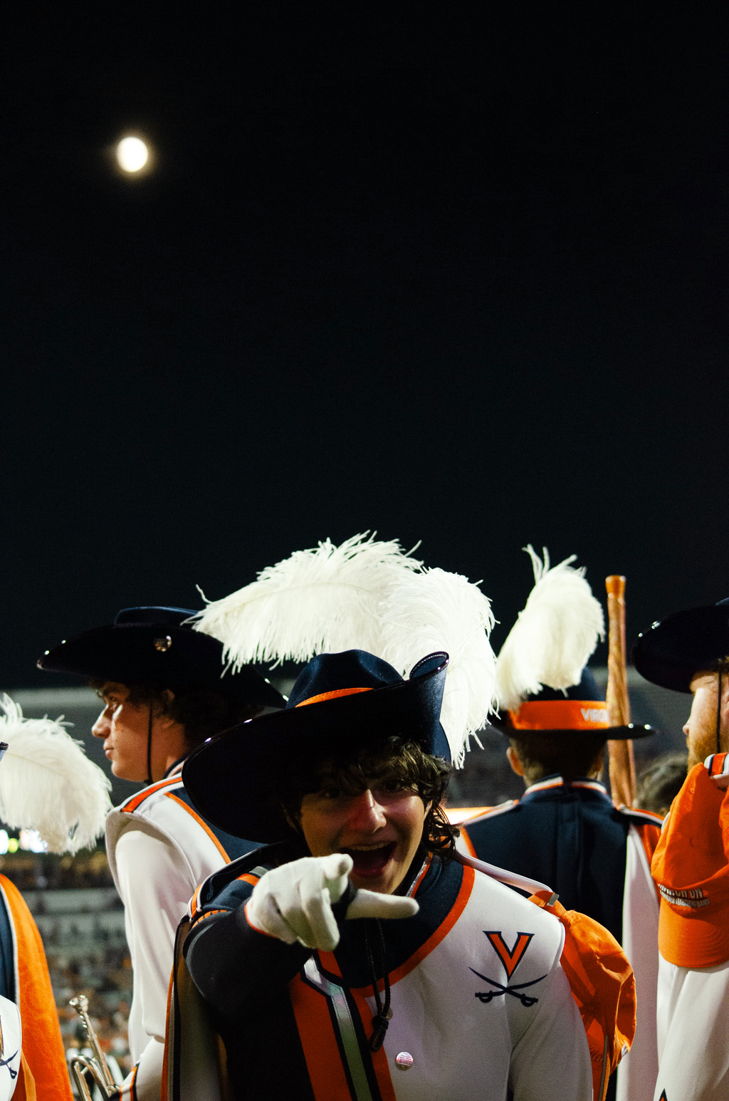 CMB Band Member with Moon