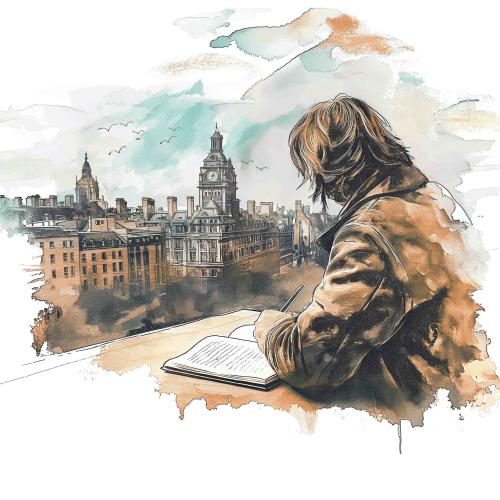 Illustration of Jake Berton