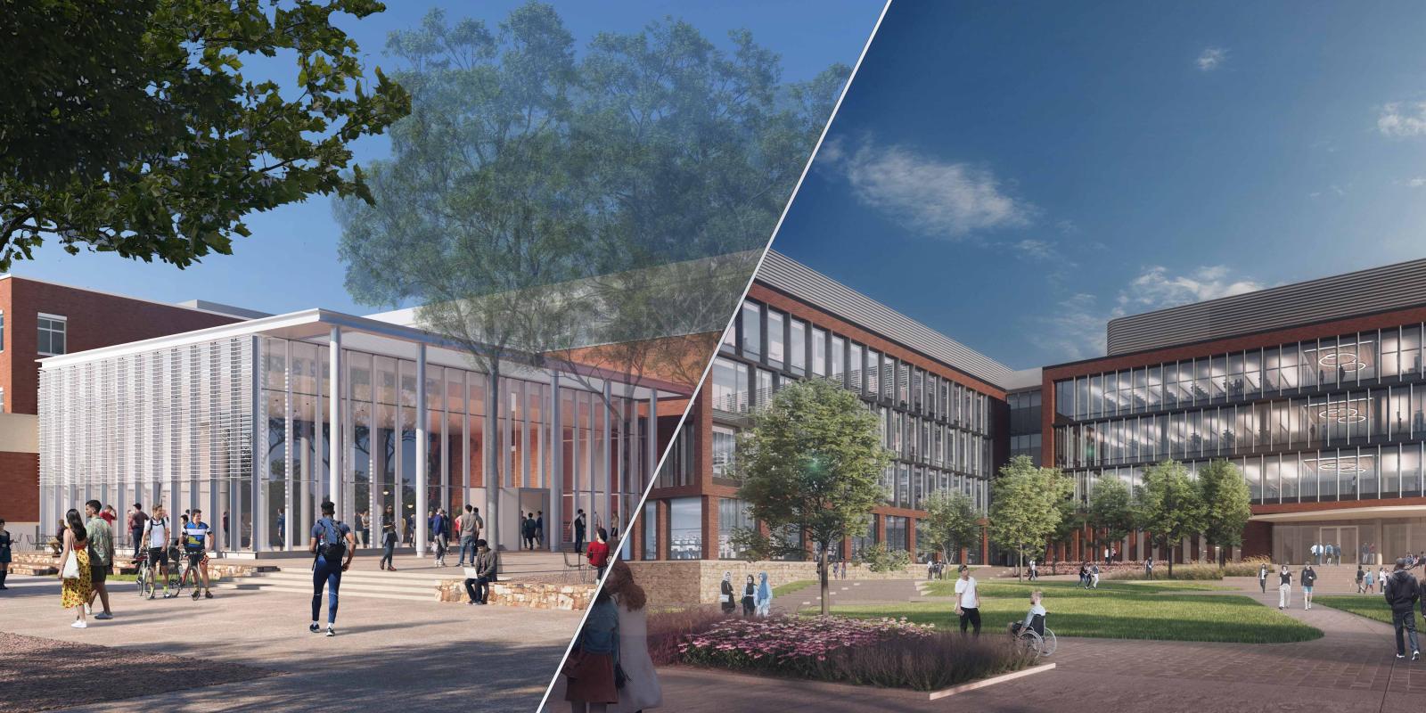 Olympic Sports Complex & Biotechnology Building Renderings