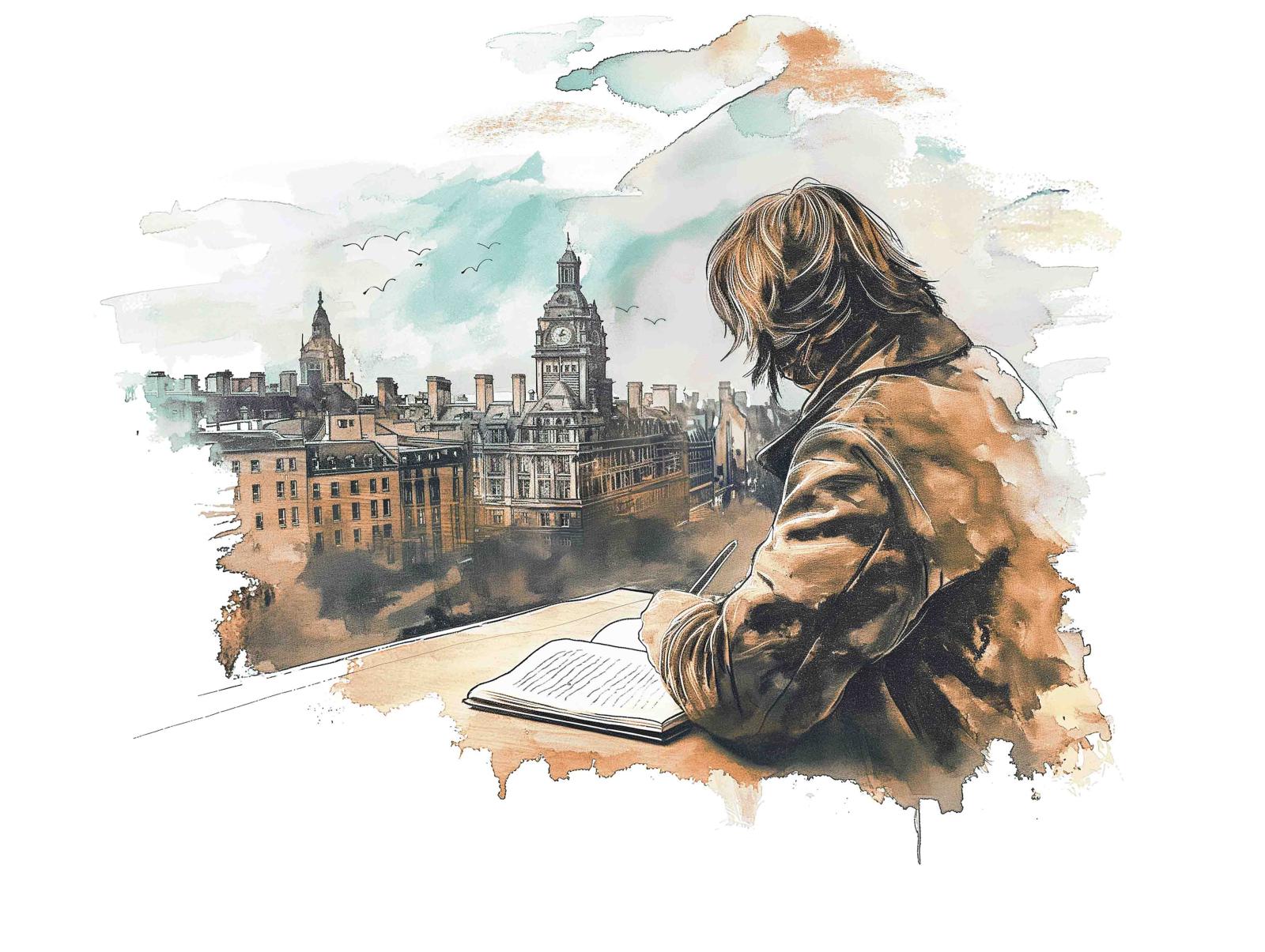 Illustration of Jake Berton