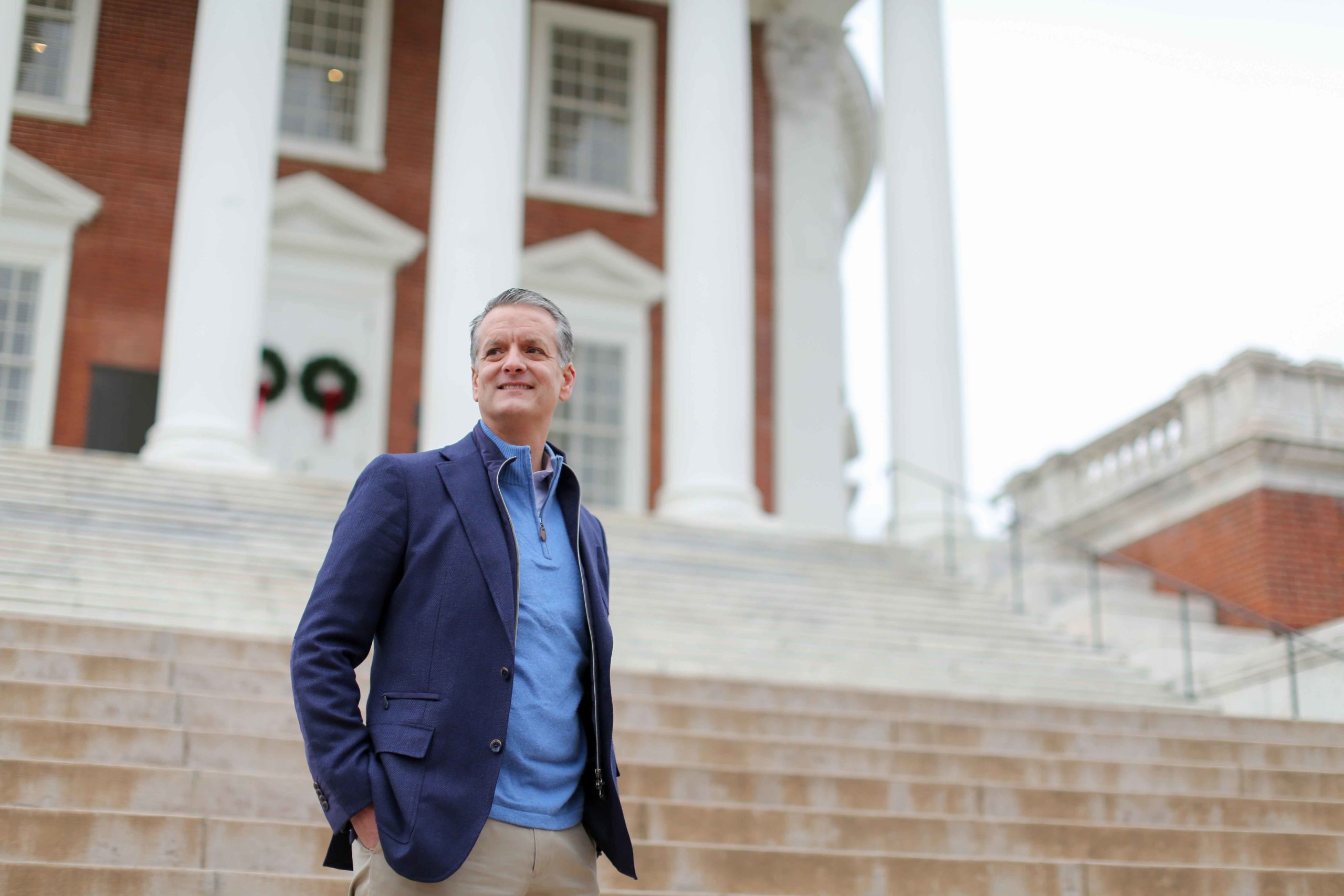 Clint Heiden on Rotunda Steps