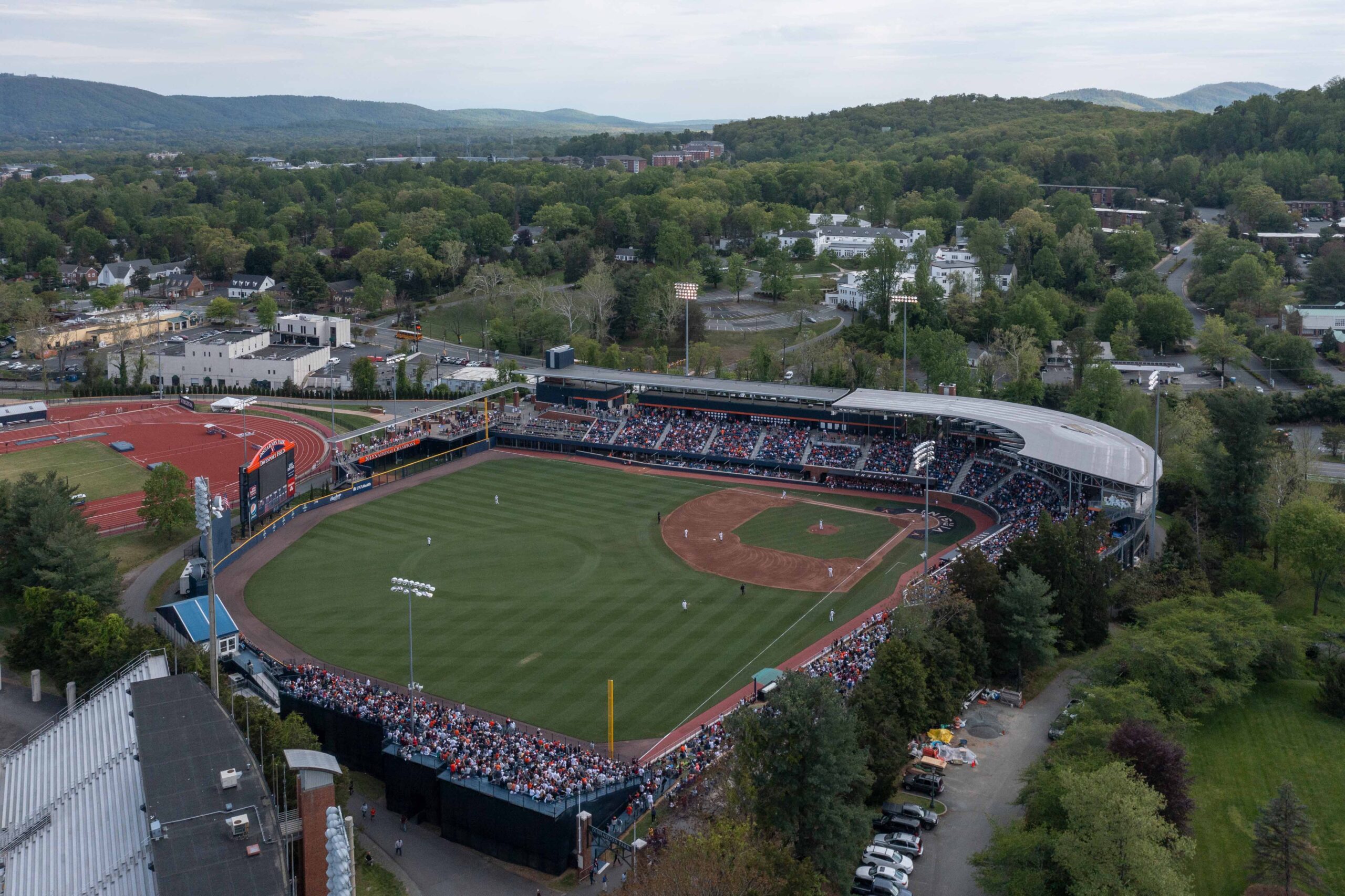 Disharoon Park Aerial, UVA Baseball