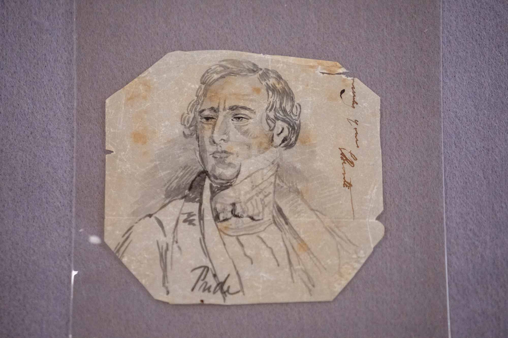 Charlotte Bronte's illustration of a gentleman